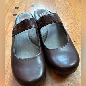 Dansko Solitaire Mary Jane Slip On Mule Clog